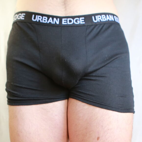 Urban Edge Black Cotton Polyester Boxer Brief Trunks 2XL - Picture 11 of 12